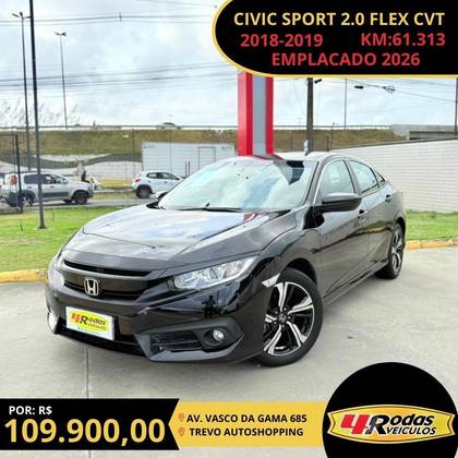 HONDA CIVIC 2.0 16V FLEXONE SPORT 4P CVT